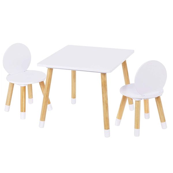 ست میز و صندلی کودک مدل دو نفره طرح ساده