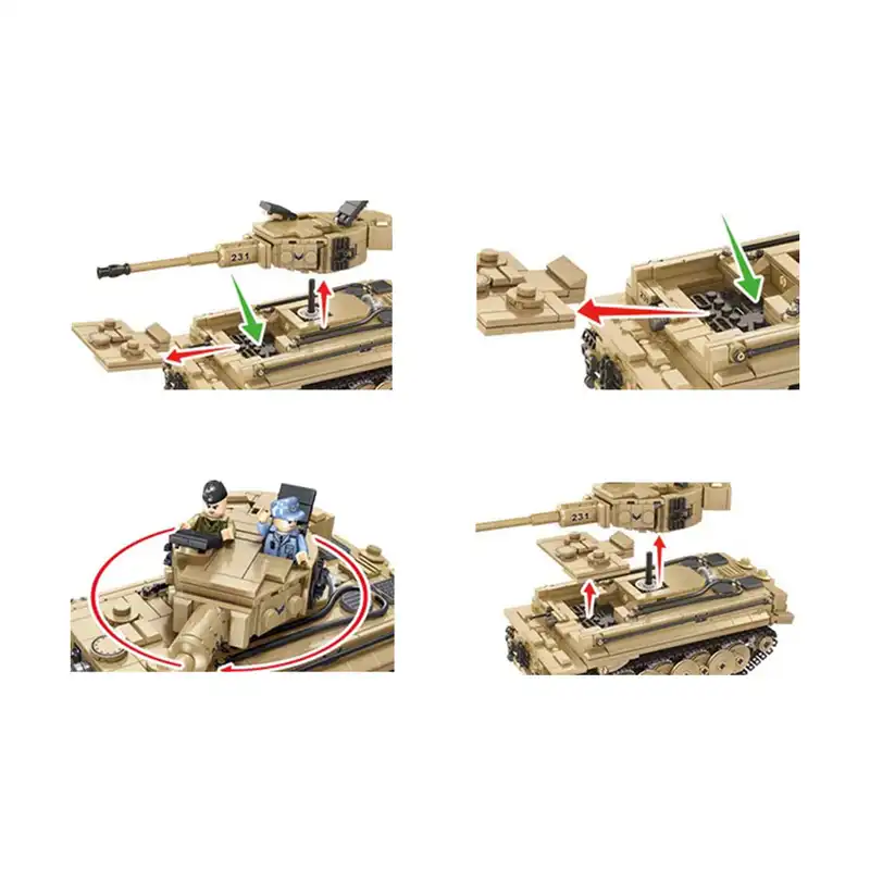 ساختنی پنلوس بریک مدل تانک کنترلی تیگر 1 panzer VI tiger