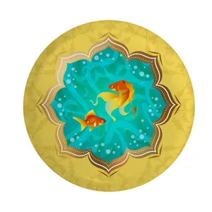پیکسل طرح ماهی قرمز کد p208 تک سایز