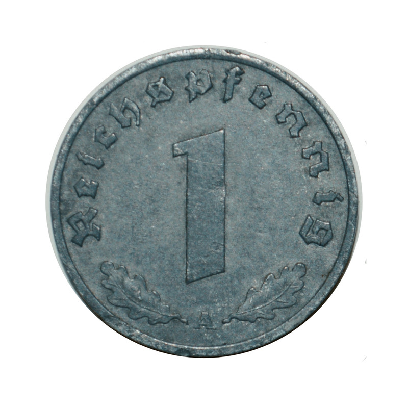 سکه تزیینی طرح کشور آلمان مدل یک فینیگ 1941 میلادی