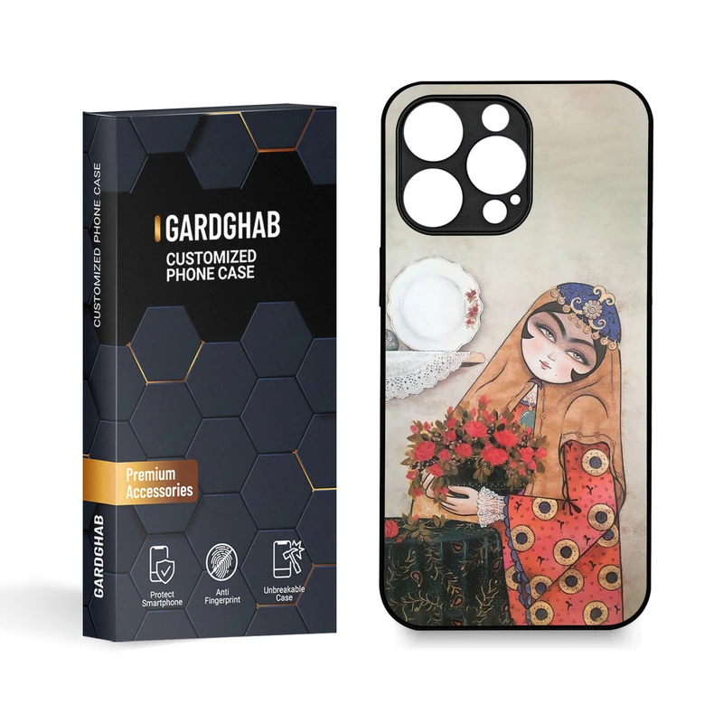 کاور گارد قاب مدل دخترانه مناسب برای گوشی موبایل اپل iPhone 15 Pro Max
