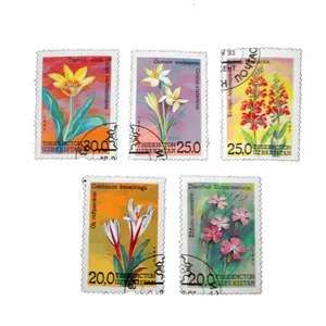 تمبر یادگاری طرح طبیعت مدل گل کد gol-585 مجموعه 5 عددی