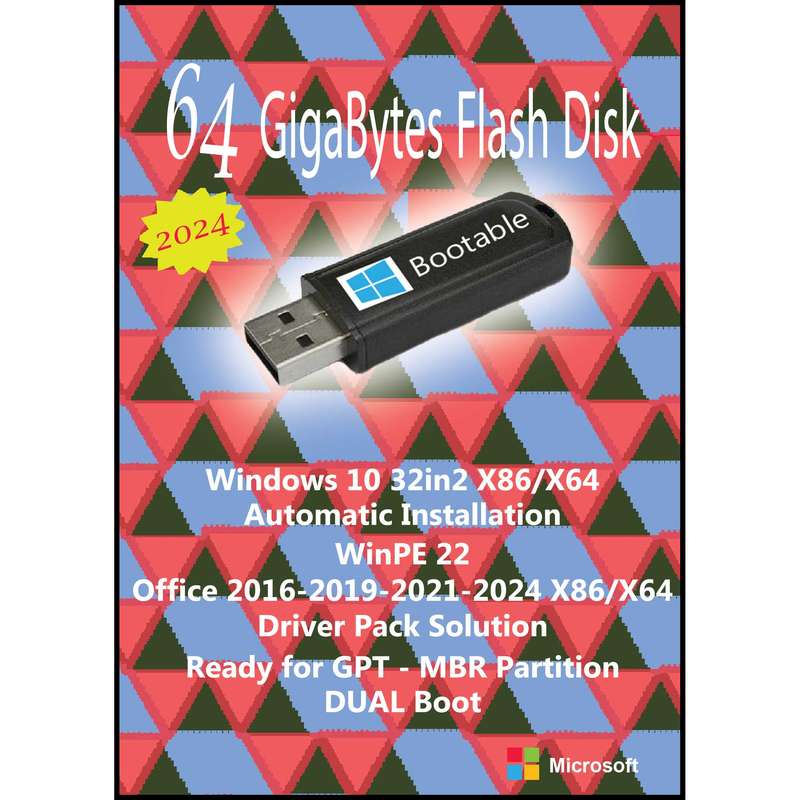 سیستم عامل Windows 10 2024 32in2 X86/X64 – Driver Pack Offline – Office 16-19-21-24 نشر مایکروسافت سیستم عامل Windows 10 2024 32in2 X86/X64 – Driver Pack Offline – Office 16-19-21-24 نشر مایکروسافت