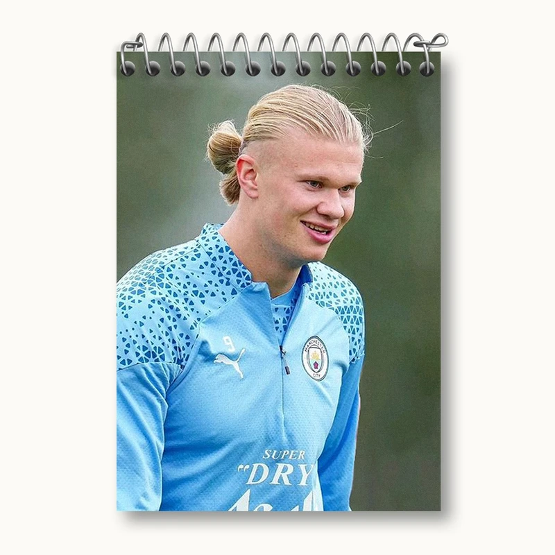 دفتر یادداشت 50 برگ خندالو مدل ارلینگ هالند (Erling Haaland) کد 36359