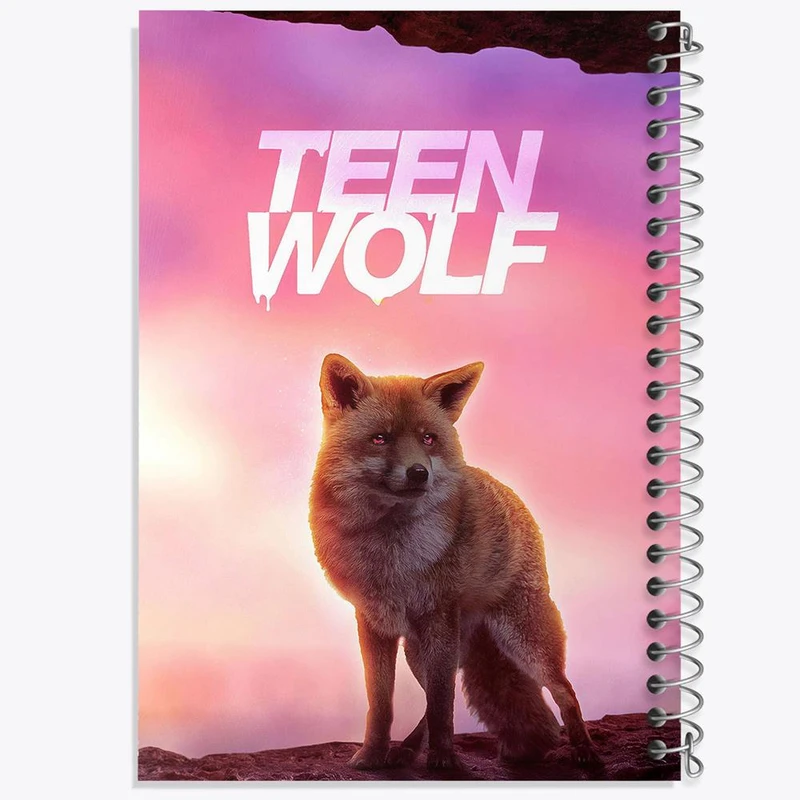 دفتر شطرنجی 50 برگ خندالو طرح سریال تین ولف Teen Wolf کد 28454