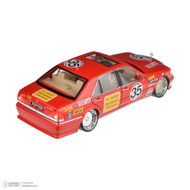 ماکت ماشین ناب سل مدل مرسدس بنز فلزی موزیکال amg 300 به همراه جاسوییچی