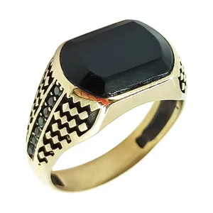 انگشتر مردانه سلین کالا مدل عقیق ce-As111