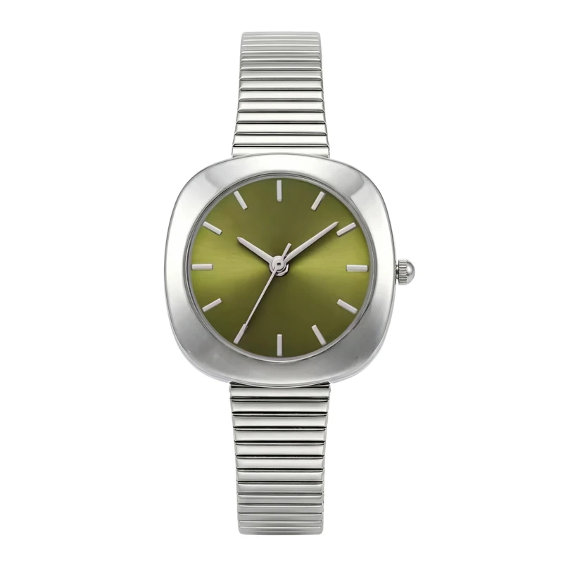 ساعت مچی عقربه‌ای کوارتز زنانه مدل لوکس اسپرت بند استیل طرح کرکره ای کد N1