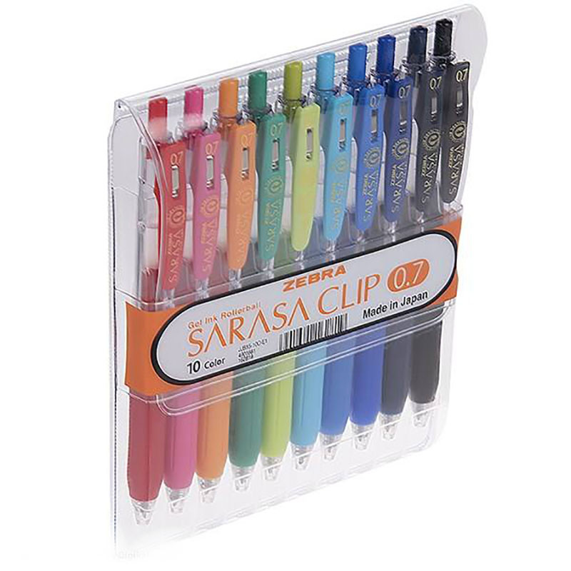 روان نویس زبرا مدل Sarasa Clip بسته 10 عددی