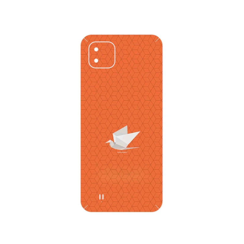 برچسب پوششی ماهوت مدل Minimalist origami bird مناسب برای گوشی موبایل ریلمی C11 2021
