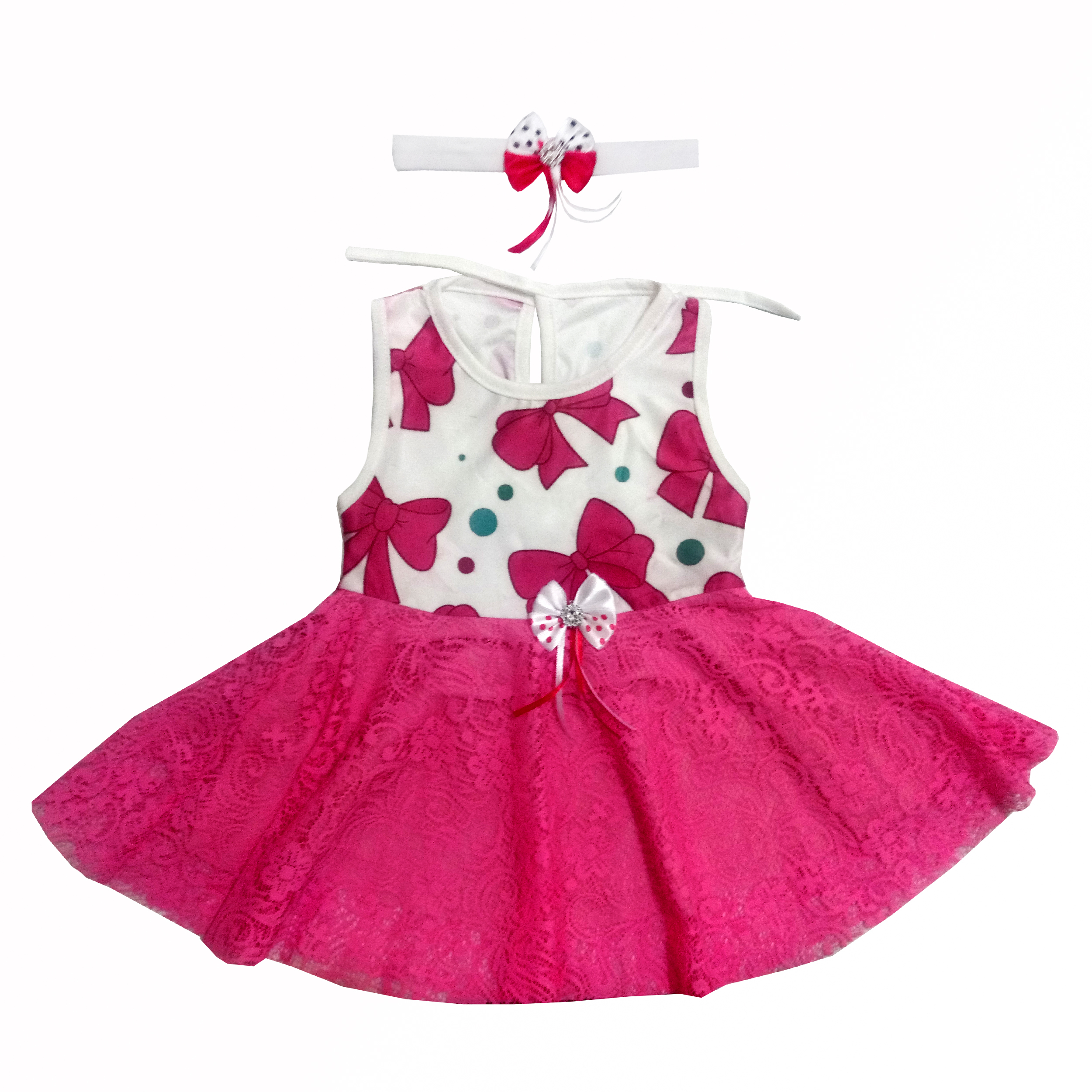 ست پیراهن و هدبند نوزادی مدل پرنسس کوچولو کد 933241