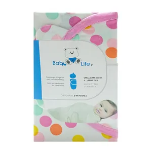 قنداق نوزادی بیبی فور لایف طرح خالخالی مدل 2052.7