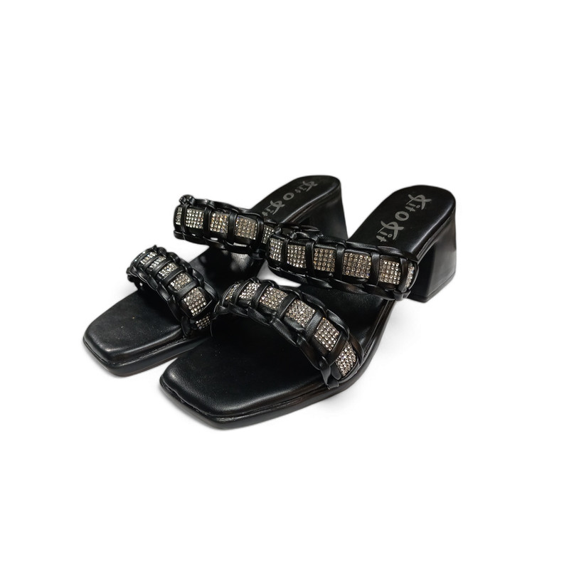 صندل زنانه کیتو مدل نگین کد080_RS_BK