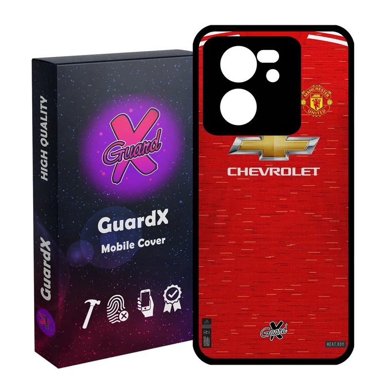 کاور گارد ایکس طرح Manchester United مدل Glass10248 مناسب برای گوشی موبایل شیائومی 13T/13T Pro/Redmi K60 Ultra