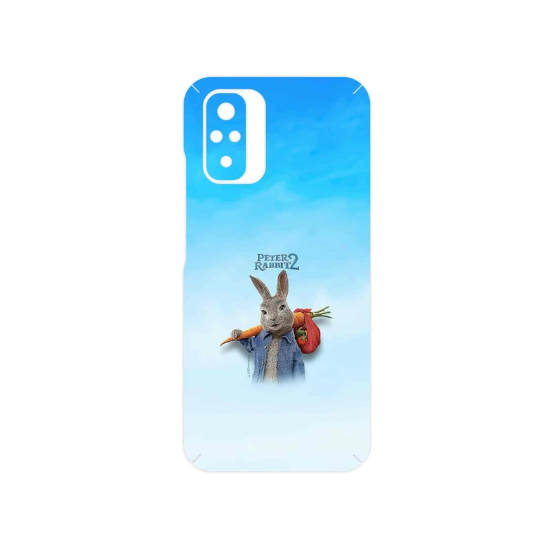 برچسب پوششی ماهوت مدل Peter Rabbit مناسب برای گوشی موبایل شیائومی Redmi Note 10