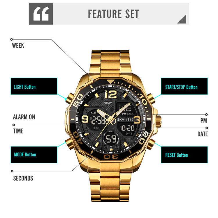 ساعت مچی عقربه‌ای مردانه اسکمی مدل 1649