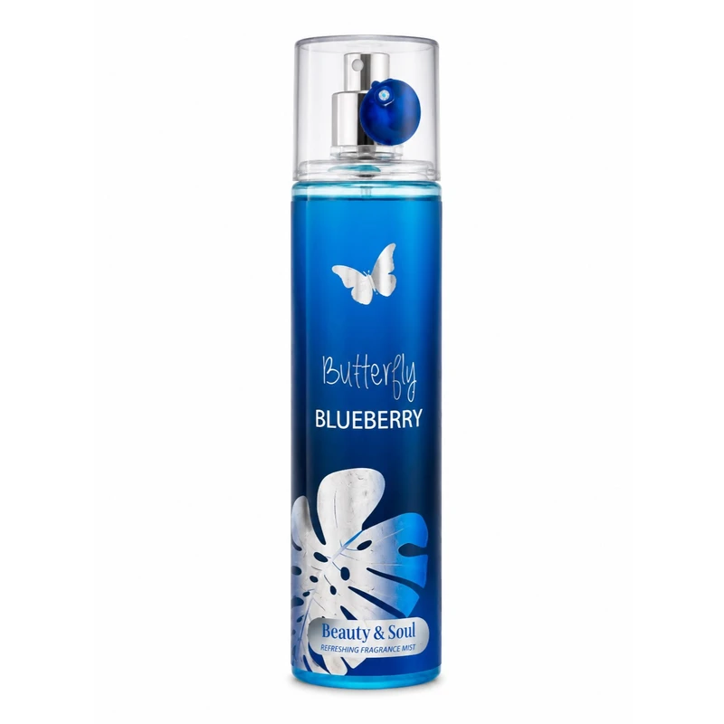 بادی اسپلش بیوتی اند سول مدل Butterfly Blueberry حجم 250 میلی‌لیتر 