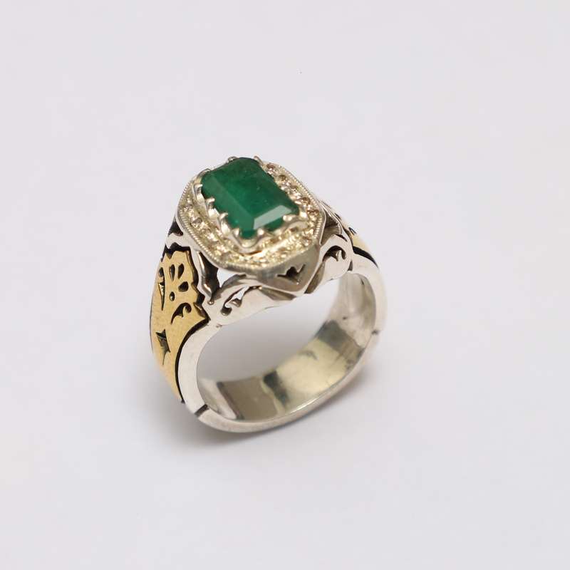 انگشتر نقره مردانه مدل 01