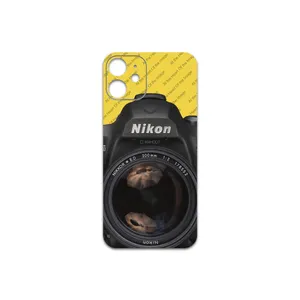 MAHOOT Nikon-Logo Cover Sticker for Apple iPhone 12 mini