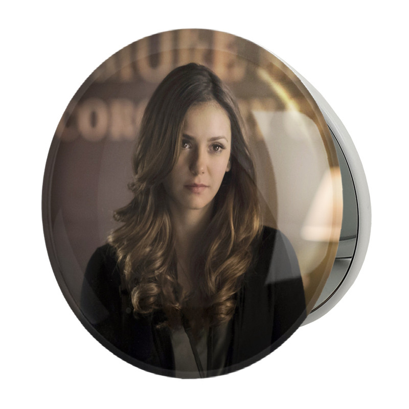 آینه جیبی خندالو طرح الینا گیلبرت خاطرات یک خون آشام The Vampire Diaries مدل تاشو کد 23675 