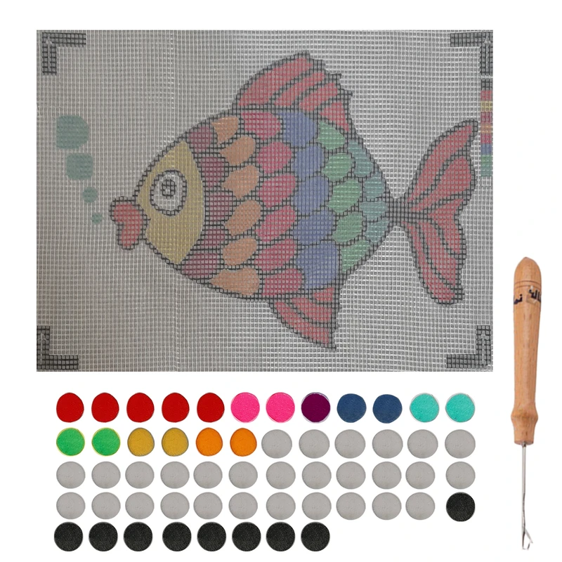 بسته فرشینه بافی مدل 1009 مجموعه 58 عددی