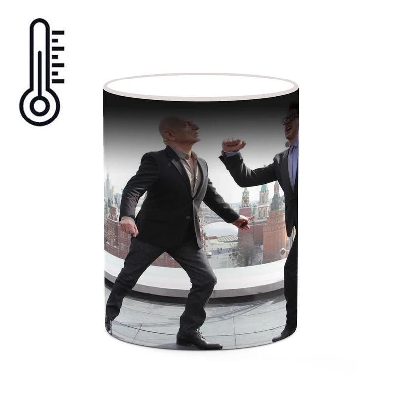 ماگ حرارتی کاکتی طرح Ben Kingsley مدل mgh25212