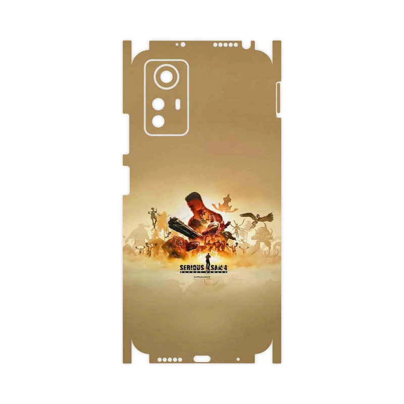 برچسب پوششی ماهوت مدل Serious Sam Game Series-FullSkin مناسب برای گوشی موبایل شیائومی Redmi Note 12S