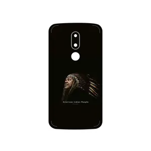 MAHOOT Portrait of an Indian Man Cover Sticker for Motorola Moto M