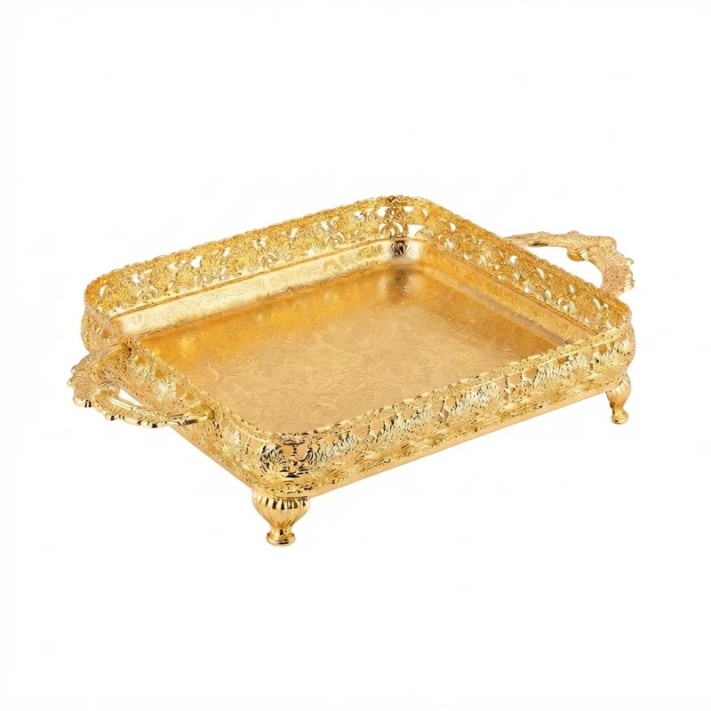 سینی دسته دار مدل 34914 سایز 38x28سانتی متر