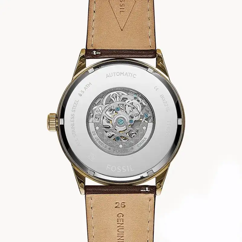 ساعت مچی عقربه‌ای مردانه اتوماتیک فسیل مدل BQ2215