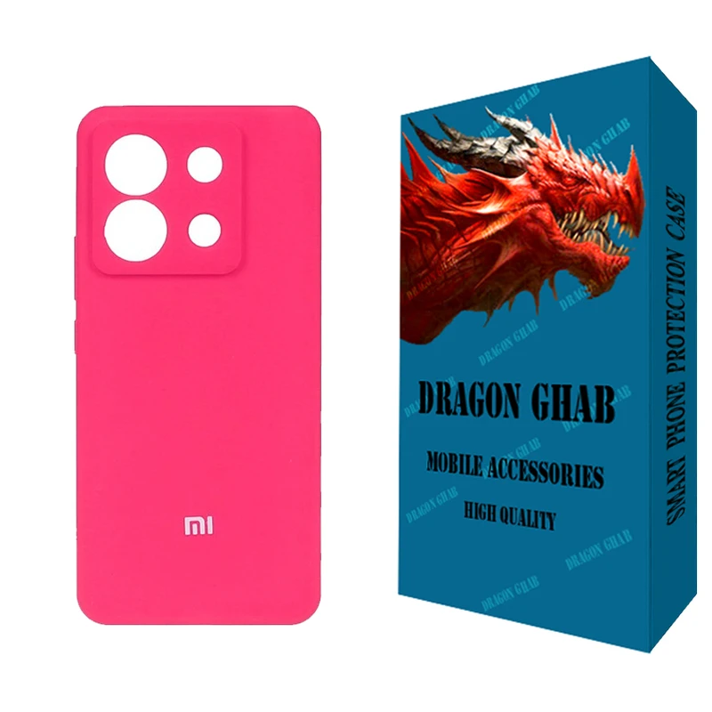 کاور دراگون قاب مدل سیلیکونی مناسب برای گوشی موبایل شیائومی Poco X6