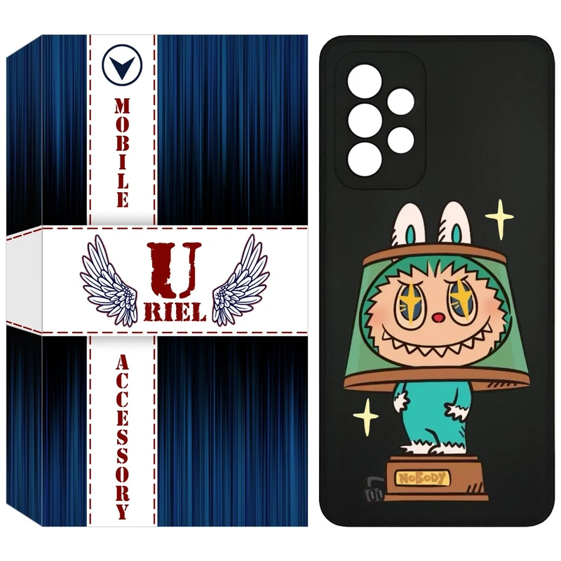 کاور یوریل قاب مدل KSH کد 126 طرح عروسک لبوبو مناسب برای گوشی موبایل سامسونگ Galaxy A72