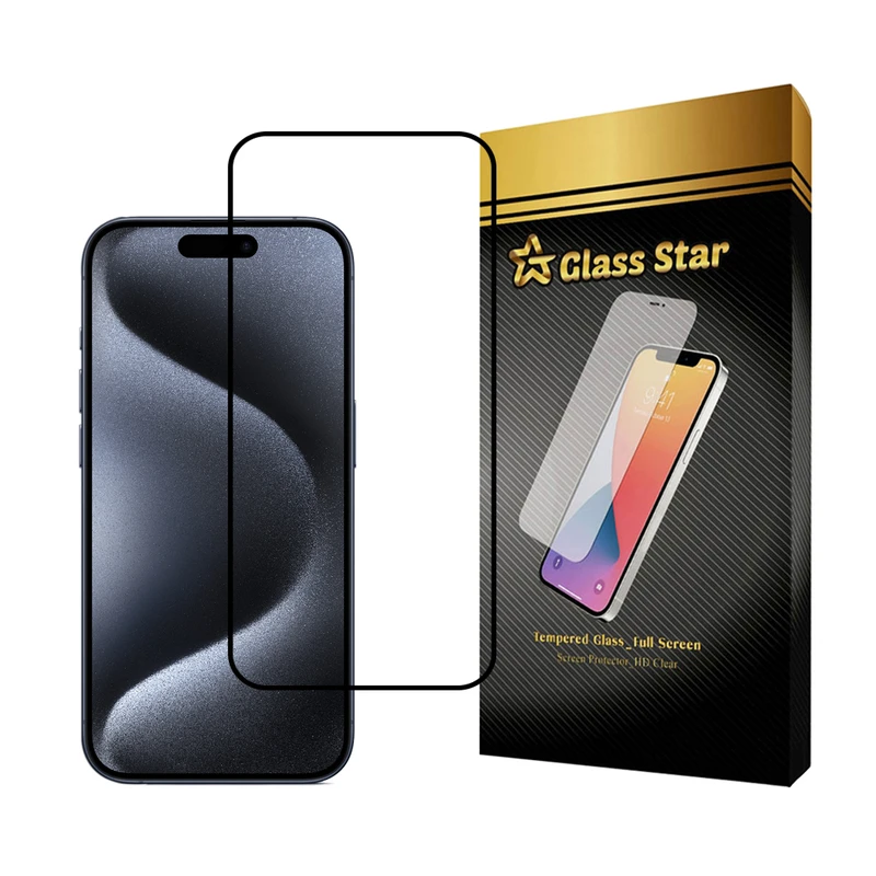 محافظ صفحه نمایش گلس استار مدل DSUPERG مناسب برای گوشی موبایل اپل iPhone 15 Pro