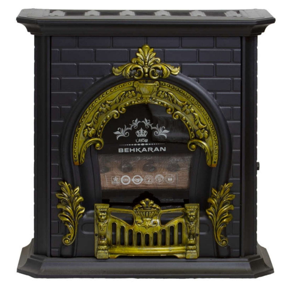 بخاری گازی بهکاران طرح شومینه مدل پرنس 30000