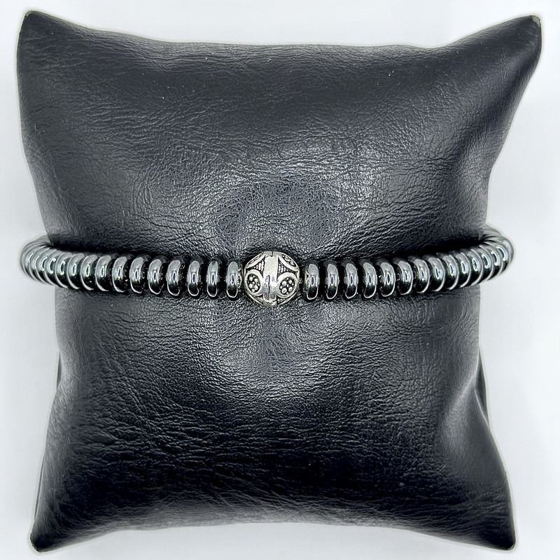 دستبند نقره مردانه مدل حدید 925 دستبند نقره مردانه مدل حدید 925