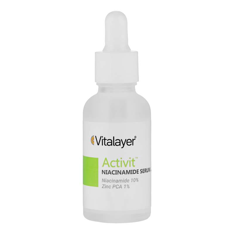 سرم آبرسان پوست ویتالیر مدل نیاسینامید مناسب برای پوست های دارای جوش حجم 30 میلی لیتر