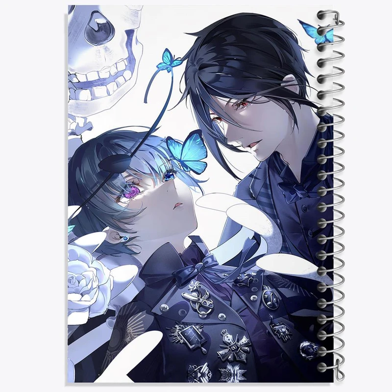 دفتر نت موسیقی 50 برگ خندالو مدل سباستین و شیل انیمه خادم سیاه Black Butler کد 16326