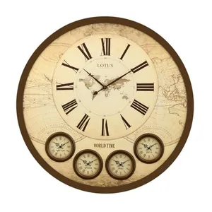 ساعت دیواری لوتوس مدل WT-90901-ELLA-BR