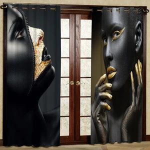 پرده مدل مخمل پانچی کد 1060 سایز 140x280 سانتی متر