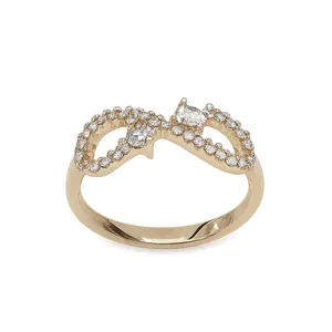 انگشتر زنانه مدل بینهایت کد 4198 cm