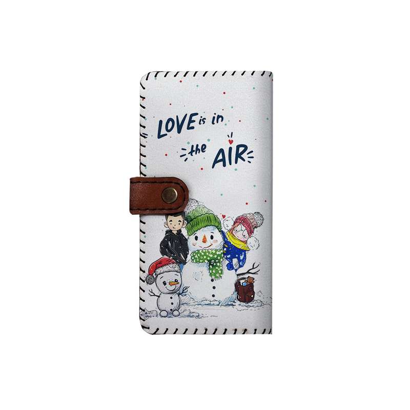 کیف پول چرمی ترمه طراحان ایده مدل بنددار طرح زمستون کد shj068