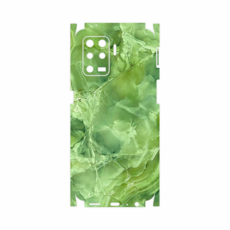 برچسب پوششی ماهوت مدل Green-Crystal-Marble-FullSkin مناسب برای گوشی موبایل اپو A94 4G