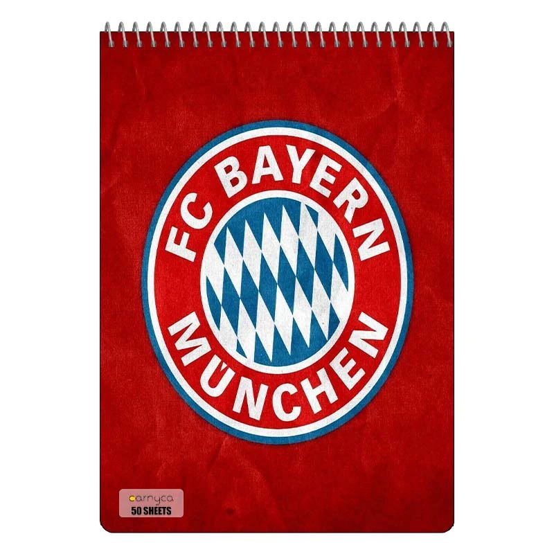 دفتر نقاشی 50 برگ سیمی کارنیکا طرح بایرن مونیخ Bayern Munich کد 21424
