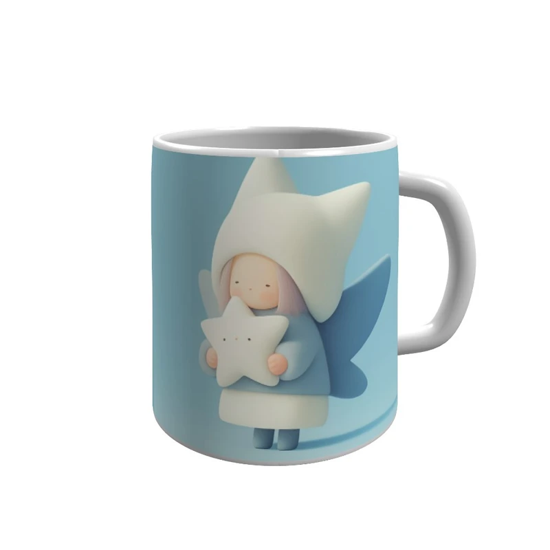 ماگ پاد آفرین مدل انیمه دخترانه کد x12