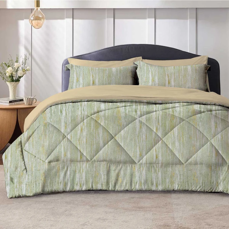 سرویس روتختی 2 نفر 8 تکه نوپه هوم مدل مخمل شانل