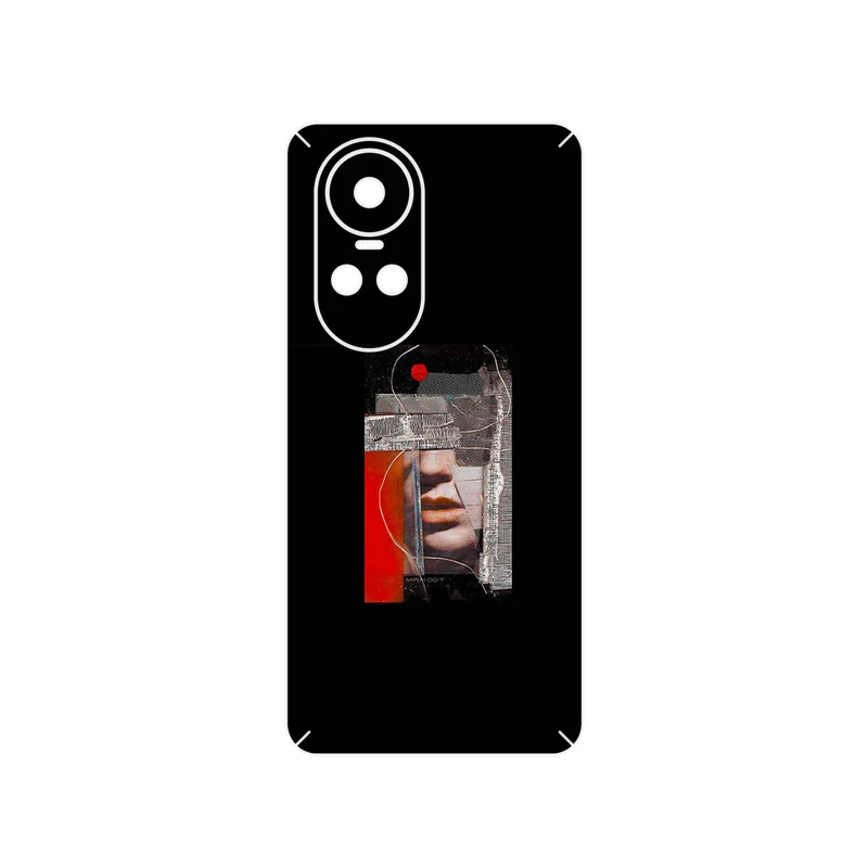 برچسب پوششی ماهوت مدل Collage of Mouth مناسب برای گوشی موبایل اپو Reno 10 5G