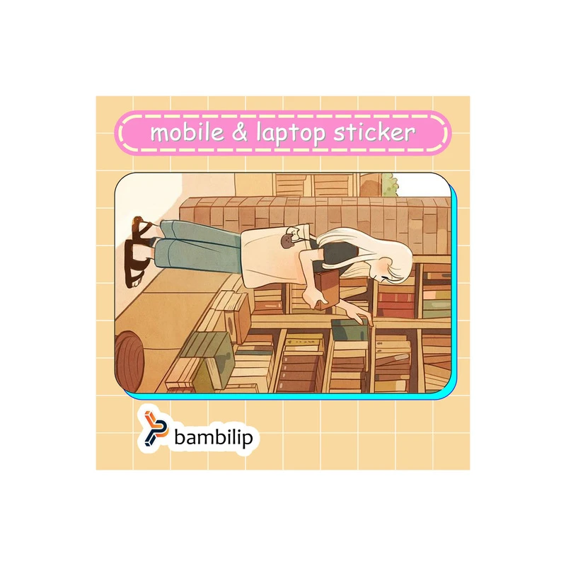 استیکر بامبیلیپ مدل کارت عابر طرح دختر در کتابخانه کد 4977090