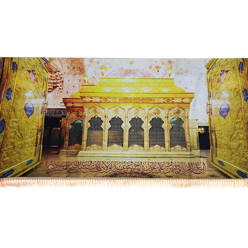 پرچم مدل بزرگ تصویر ضریح امام حسین
