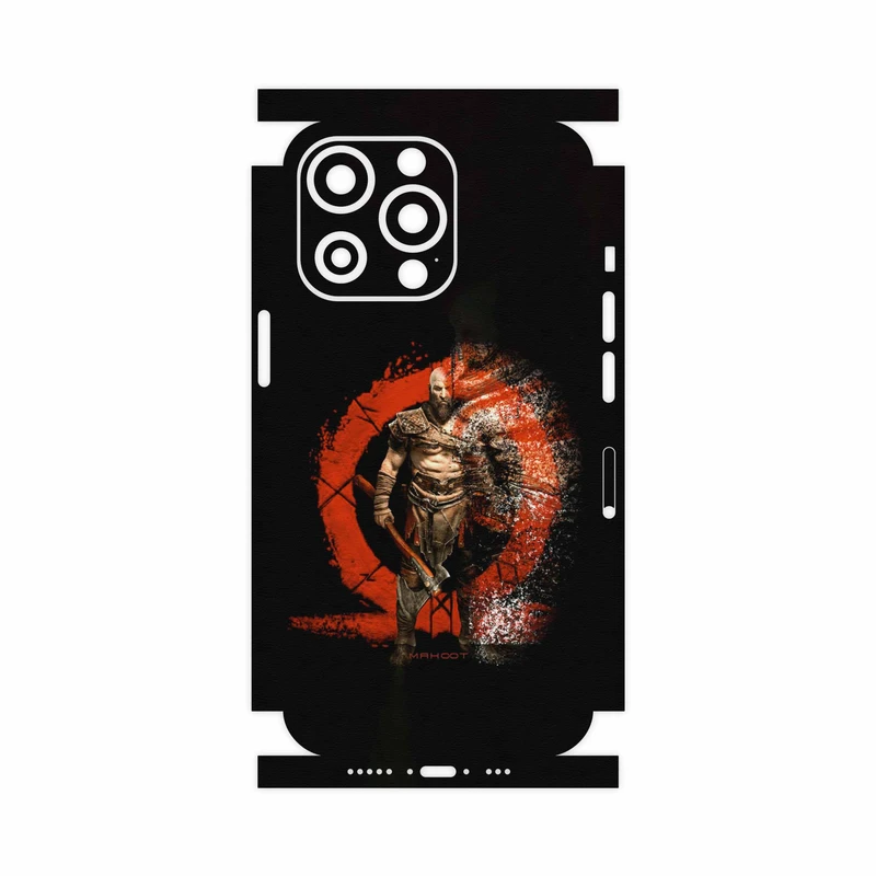 برچسب پوششی ماهوت مدل God-Of-War-Game-FullSkin مناسب برای گوشی موبایل اپل iphone 13 Pro