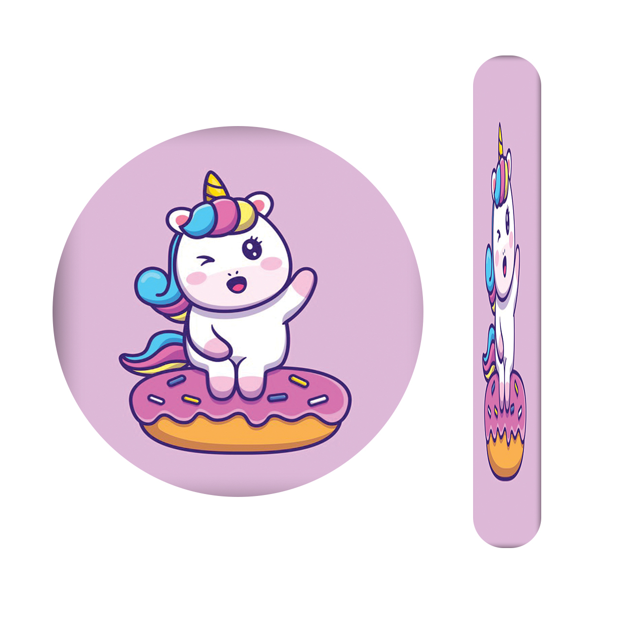 سوهان ناخن مندیکس مدل یونیکورن کد 542 به همراه آینه جیبی